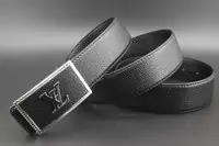 Ceinture louis vuitton femmes et hommes love silver side-black